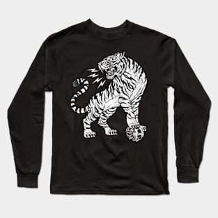 TIGER SKULL Long Sleeve T-Shirt